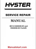Hyster B214 H400HD-EC and H500HD-EC Forklift Pdf Repair Service Manual