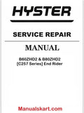 Hyster B60ZHD2 & B80ZHD2 [C257 Series] End Rider Pdf Repair Service Manual