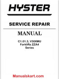 Hyster C1.01.3, V30XMU Forklifts ZZA4 Series Pdf Repair Service Manual