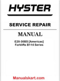 Hyster E20-30BS [Americas] Forklifts B114 Series Pdf Repair Service Manual