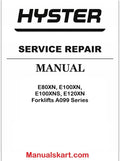 Hyster E80XN, E100XN, E100XNS, E120XN [A099 Series] High-Capacity Electric Forklift Service Manual