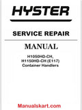 Hyster H1050HD-CH, H1150HD-CH (E117) Container Handlers Pdf Repair Service Manual