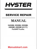Hyster H45XM, H50XM, H55XM, H60XM, H65XM (H177) Forklift Trucks Pdf Repair Service Manual