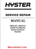 Hyster HR45-EC, HR48-EC (A228) YardMaster Diesel Container Handler Pdf Repair Service Manual