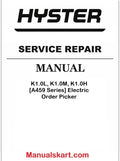 Hyster K1.0L, K1.0M, K1.0H [A459 Series] Electric Order Picker PDF Repair Service Manual