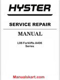 Hyster L06  Aisle Truck A406 Series Pdf Repair Service Manual
