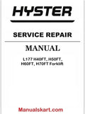 Hyster L177 H40FT, H50FT, H60FT, H70FT Forklift Pdf Repair Service Manual
