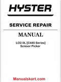 Hyster LO2.0L [C445 Series] Scissor Picker Pdf Repair Service Manual