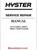 Hyster N177 H40FT, H50FT, H60FT, H70FT Forklift Pdf Repair Service Manual