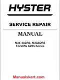 Hyster N35ZRS, N40ZRS, N30ZDRS [A265 Series] Electric Narrow Aisle Reach Truck Service Manual