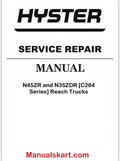 Hyster N45ZR and N35ZDR [C264 Series] Reach Trucks Pdf Repair Service Manual