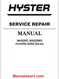 Hyster N45ZR2, N35ZDR2 Forklifts D264 Series Pdf Repair Service Manual