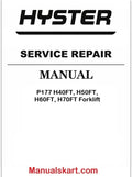Hyster P177 H40FT, H50FT, H60FT, H70FT Forklift Repair Service Manual PDF