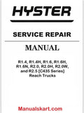 Hyster R1.4, R1.4H, R1.6, R1.6H, R1.6N, R2.0, R2.0H, R2.0W, and R2.5 [C435 Series] Reach Trucks Pdf Repair Service Manual