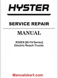 Hyster R30ES [B174 Series] Electric Reach Trucks Pdf Repair Service Manual