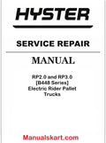 Hyster RP2.0 and RP3.0 [B448 Series] Electric Rider Pallet Trucks Pdf Repair Service Manual