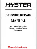 Hyster RS1.6 Europe [C450 Series] Electric Rider Stackers Pdf Repair Service Manual