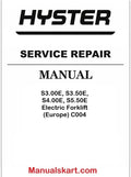 Hyster S3.00E, S3.50E, S4.00E, S5.50E Electric Forklift (Europe) C004 PDF Repair Service Manual