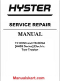 Hyster T7.0HS3 and T8.0HS4 [A489 Series] Electric Tow Tractor Pdf Repair Service Manual