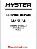 Hyster W25ZA2 & W30ZA2 [B495 Series] Walkie Pdf Repair Service Manual
