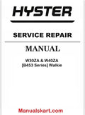 Hyster W30ZA & W40ZA [B453 Series] Walkie Pdf Repair Service Manual