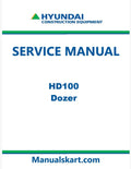 Hyundai HD100 Dozer Pdf Repair Service Manual