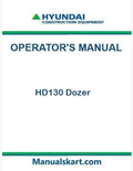 Hyundai HD130 Dozer Pdf Operator's Manual Download