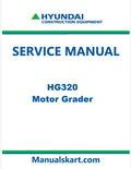Hyundai HG320 Motor Grader Pdf Repair Service Manual