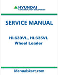 Hyundai HL630VL, HL635VL Wheel Loader Pdf Repair Service Manual