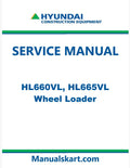 Hyundai HL660VL, HL665VL Wheel Loader Pdf Repair Service Manual