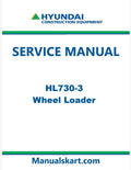 Hyundai HL730-3 Wheel Loader Pdf Repair Service Manual