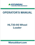 Hyundai HL730-9S Wheel Loader Pdf Operator's Manual Download (Brazil)