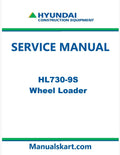 Hyundai HL730-9S Wheel Loader Pdf Repair Service Manual