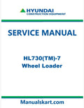 Hyundai HL730(TM)-7 Wheel Loader Pdf Repair Service Manual