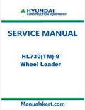Hyundai HL730(TM)-9 Wheel Loader Pdf Repair Service Manual