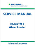 Hyundai HL730TM-3 Wheel Loader Pdf Repair Service Manual