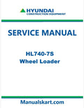 Hyundai HL740-7S Wheel Loader Pdf Repair Service Manual