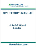 Hyundai HL740-9 Wheel Loader Pdf Operator's Manual