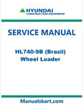 Hyundai HL740-9B (Brazil) Wheel Loader Pdf Repair Service Manual