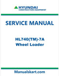 Hyundai HL740(TM)-7A Wheel Loader Pdf Repair Service Manual