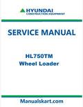Hyundai HL750TM Wheel Loader Pdf Repair Service Manual
