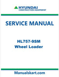 Hyundai HL757-9SM Wheel Loader Pdf Repair Service Manual