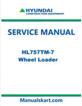 Hyundai HL757TM-7 Wheel Loader Pdf Repair Service Manual