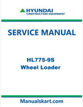 Hyundai HL775-9S Wheel Loader Pdf Repair Service Manual