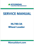 Hyundai HL780-3A Wheel Loader Pdf Repair Service Manual