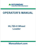Hyundai HL780-9 Wheel Loader Pdf Operator's Manual