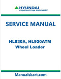 Hyundai HL930A, HL930ATM Wheel Loader Pdf Repair Service Manual