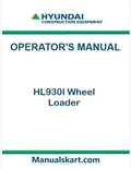 Hyundai HL930I Wheel Loader Pdf Operator's Manual Download