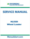 Hyundai HL930I Wheel Loader Pdf Repair Service Manual