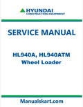 Hyundai HL940A, HL940ATM Wheel Loader Pdf Repair Service Manual